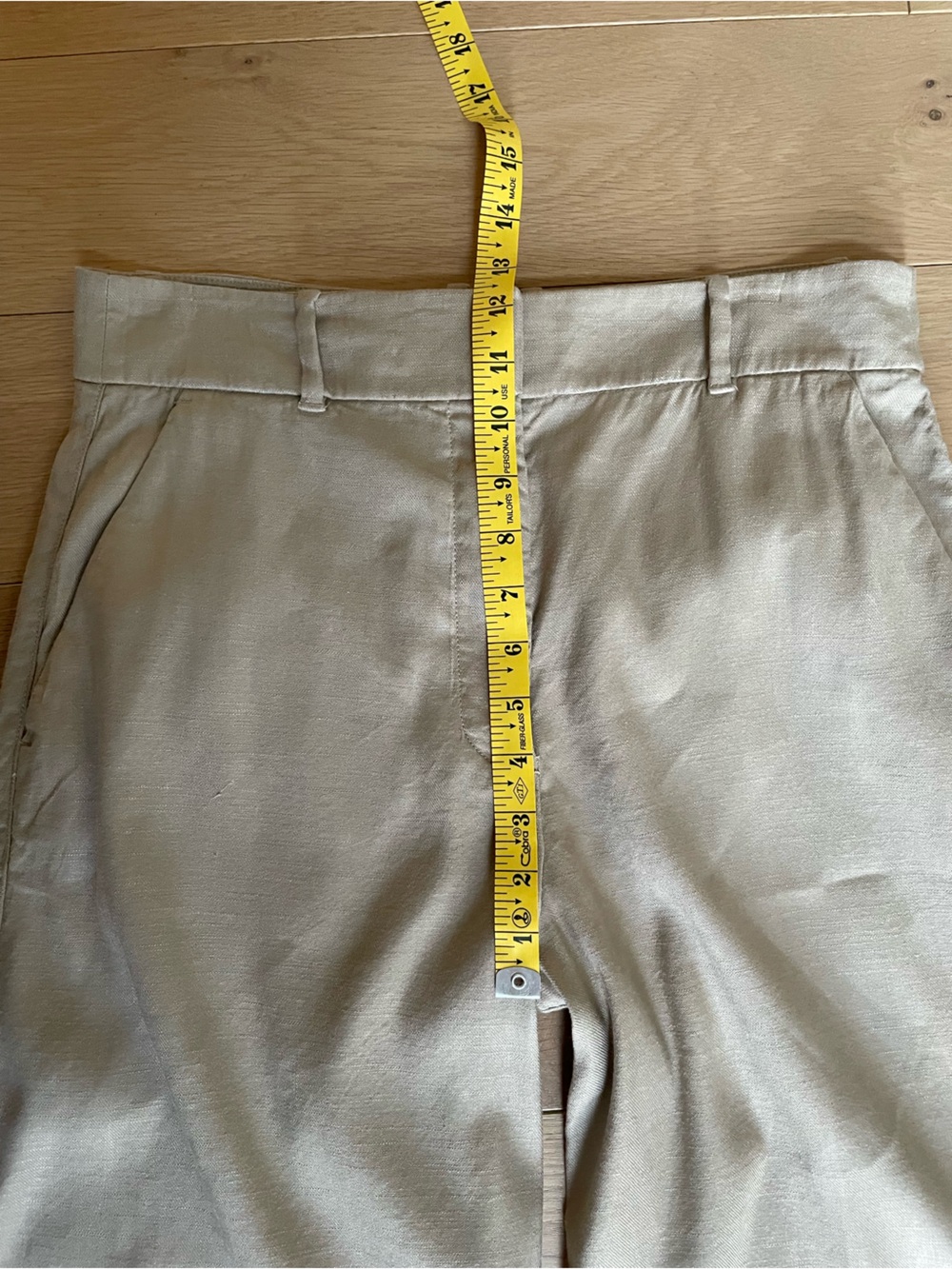 Everlane Linen Trousers Khaki Size 6 - Picture 7 of 10